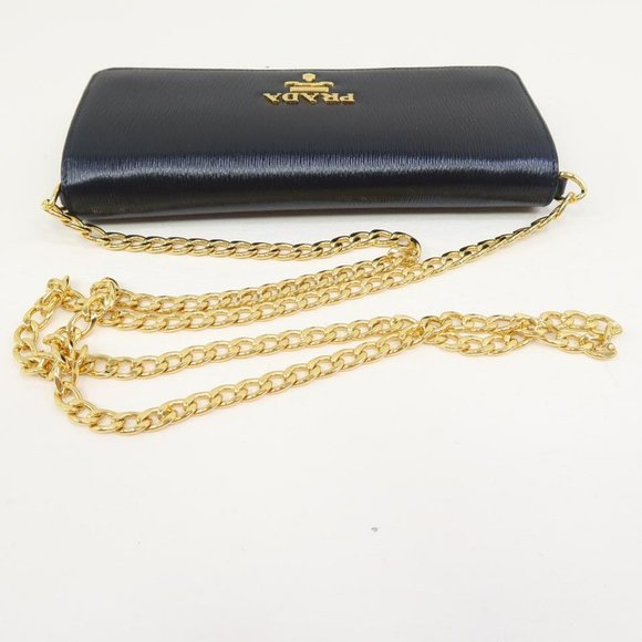 💯 AuthPrada Wallet on Chain Saffiano Shoulder Bag - Picture 3 of 8